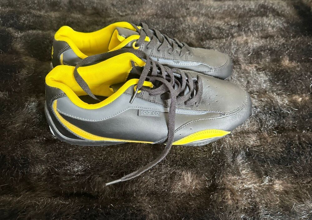 Sparco Karting Kart Racing Auto Shoes S-POLE black yellow - size 40 7